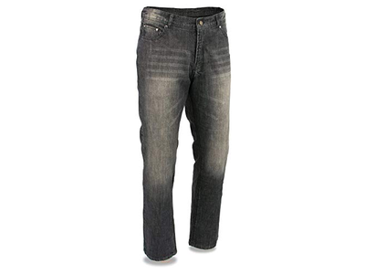 Black Armored Motorcycle Riding Denim Jeans