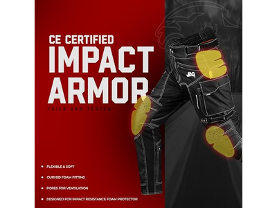 Dual Sport Motocross Pants, with Armor Impact Protection