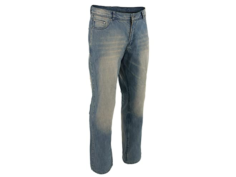 Leather Men's Blue Armored Motorcycle