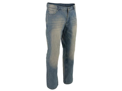 Leather Men's Blue Armored Motorcycle