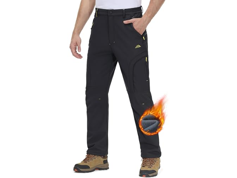 Men's Winter Pants 5 Zip Pockets Snow
