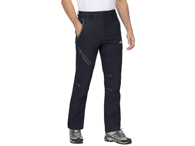 Men's Winter Pants Snow Pants Fleece Lined Water