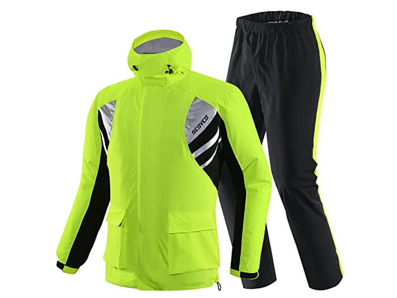 Motorcycle Rain Suit Reflective Waterproof Rain Gear 