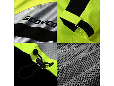 Motorcycle Rain Suit Reflective Waterproof Rain Gear 