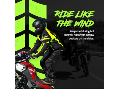 Sport Motorcycle Pants for Men with Water Resistant Cordura Textile Fabric