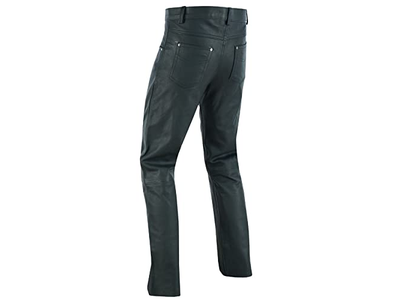 Dream Apparel Mens Motorcycle Black Leather Pants